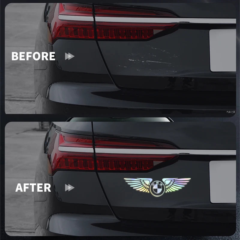 BMW und BMW M Reflektierender Autoaufkleber