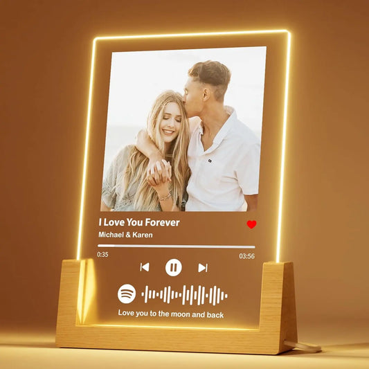 Personalisierter Fotorahmen mit Musik und Foto