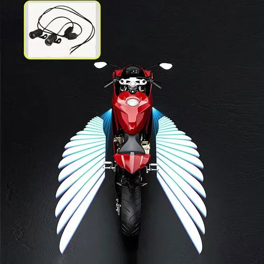 Motorrad LED-Projektion von Flügel